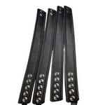 P&C Creations P&C - 1.5" Leather Armband w/Nickel Snaps - X-LONG