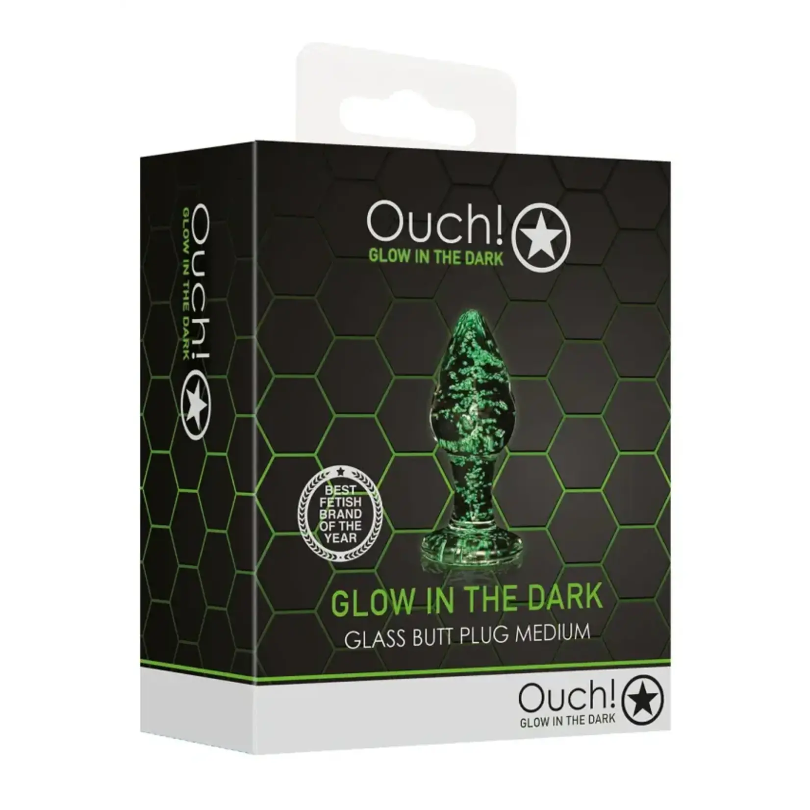 Ouch! Ouch - Glow in the Dark Butt Plug - Medium