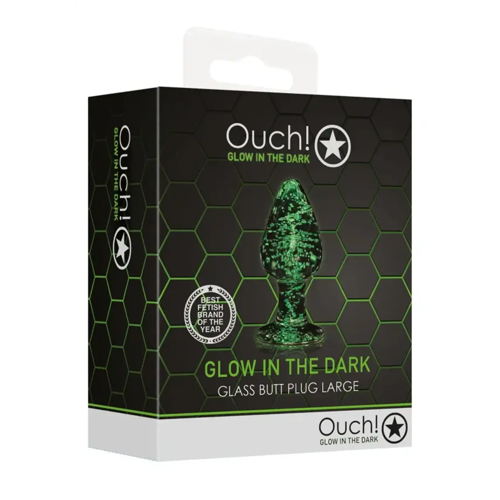 Ouch! Ouch - Glow in the Dark Butt Plug - Large