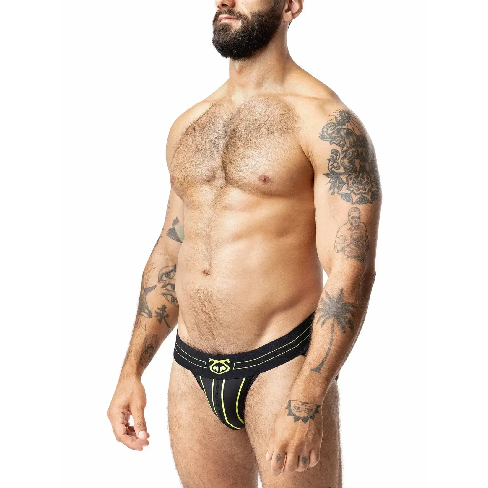 Nasty Pig Nasty Pig  Voltage Jock Strap- Black/Acid Lime