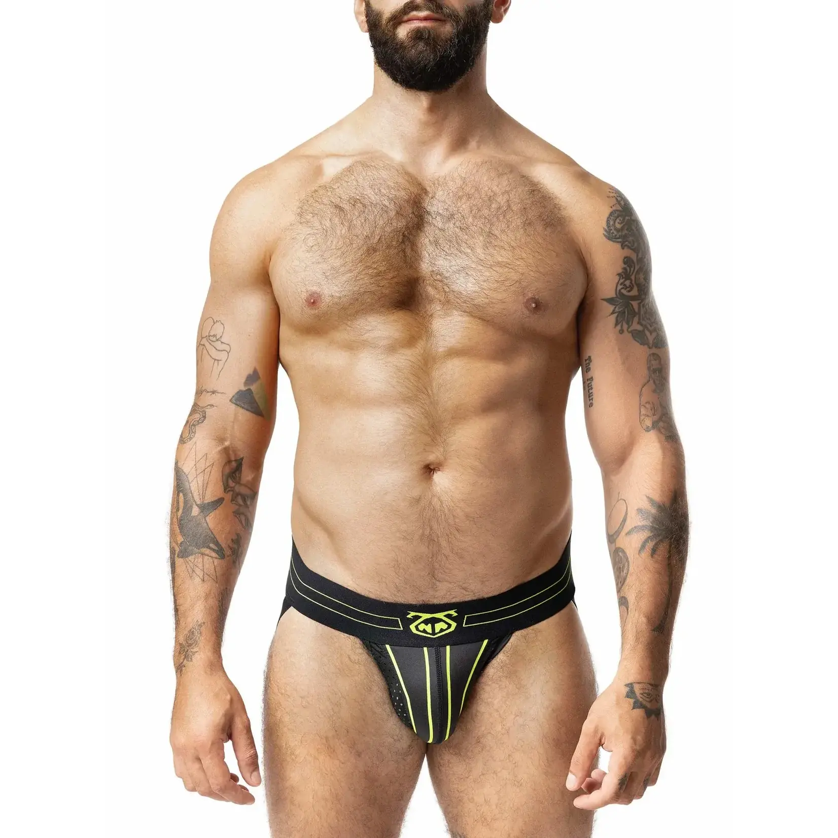 Nasty Pig Nasty Pig  Voltage Jock Strap- Black/Acid Lime