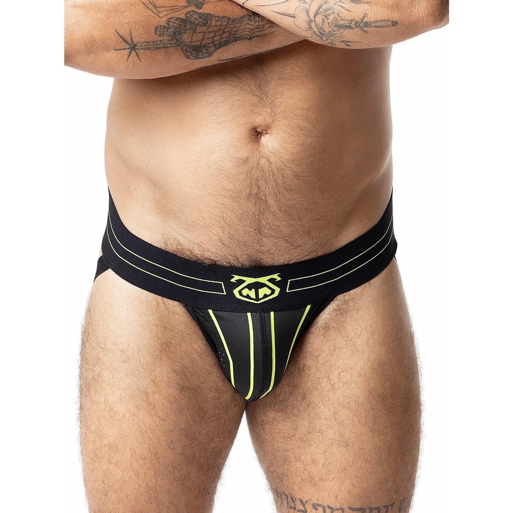 Nasty Pig Nasty Pig  Voltage Jock Strap- Black/Acid Lime