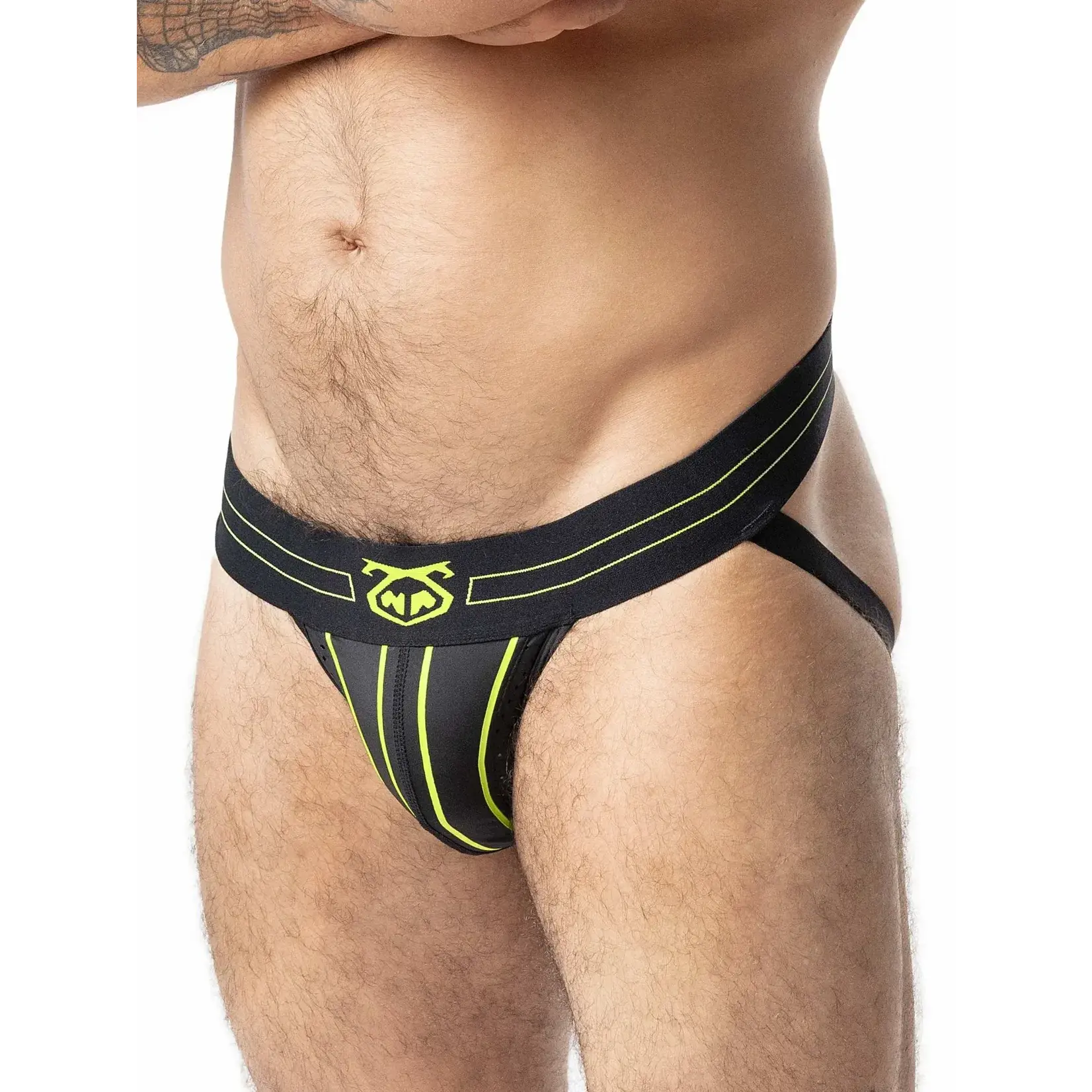 Nasty Pig Nasty Pig  Voltage Jock Strap- Black/Acid Lime