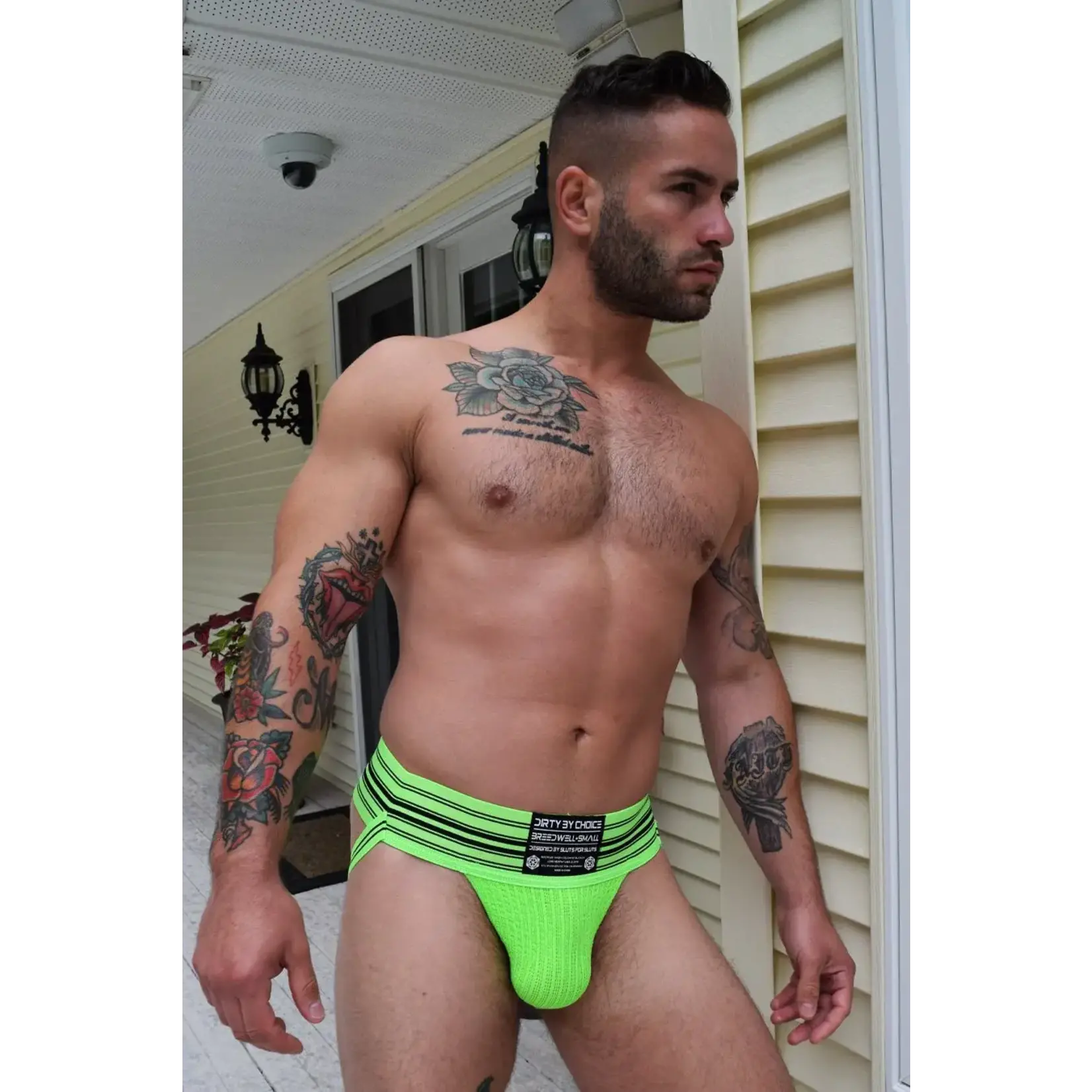 BreedWell Breedwell - Cum Dump Jock - Neon Green