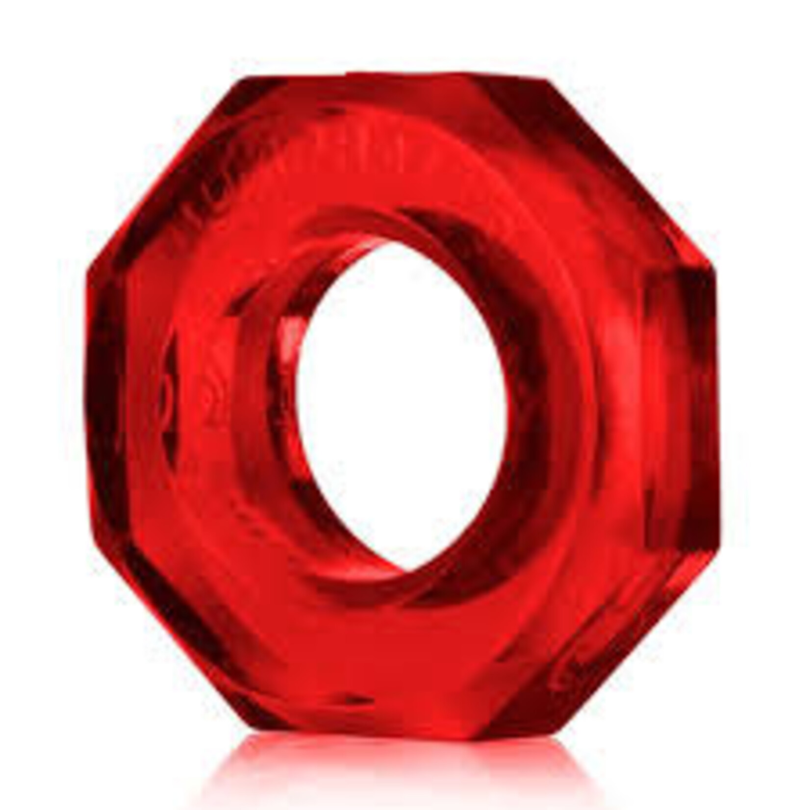 OxBalls OxBalls -  Humpballs Cock Ring- Clear Red