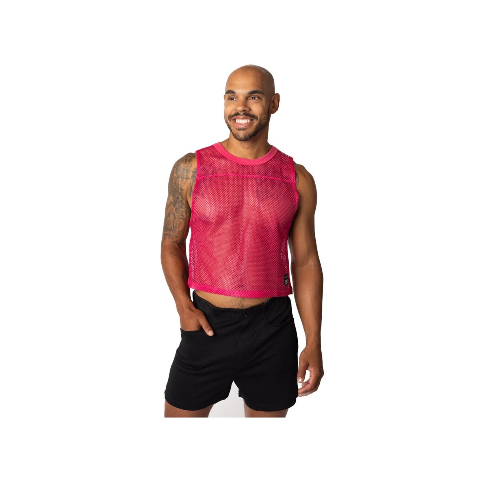 Bike Athletic BIKE Athletic Sleeveless Practice Jersey- Hot Pink
