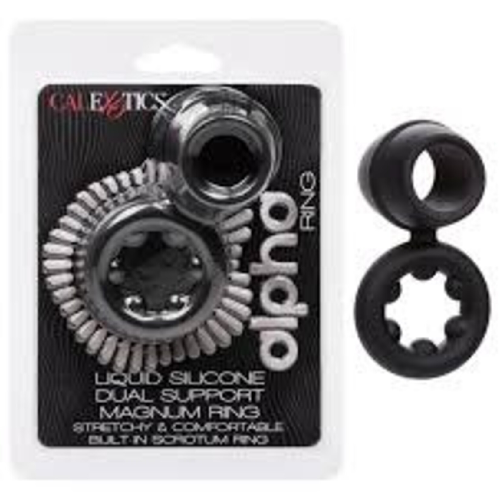 Calexotics CalExotics Alpha Liquid Silicone Dual Magnum Ring