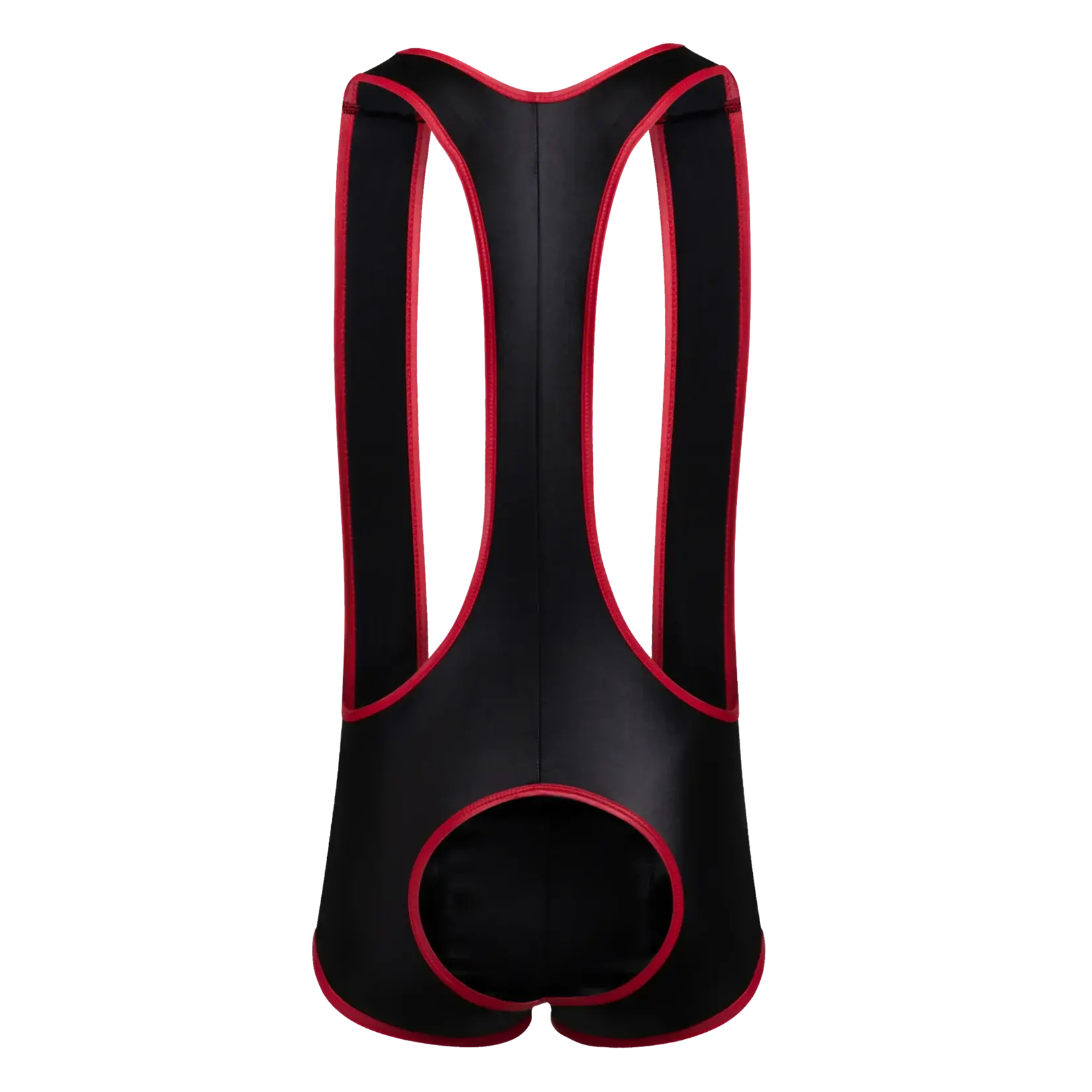 Gruff Pup Gruff Pup Impulse Assless Singlet - Black/Red