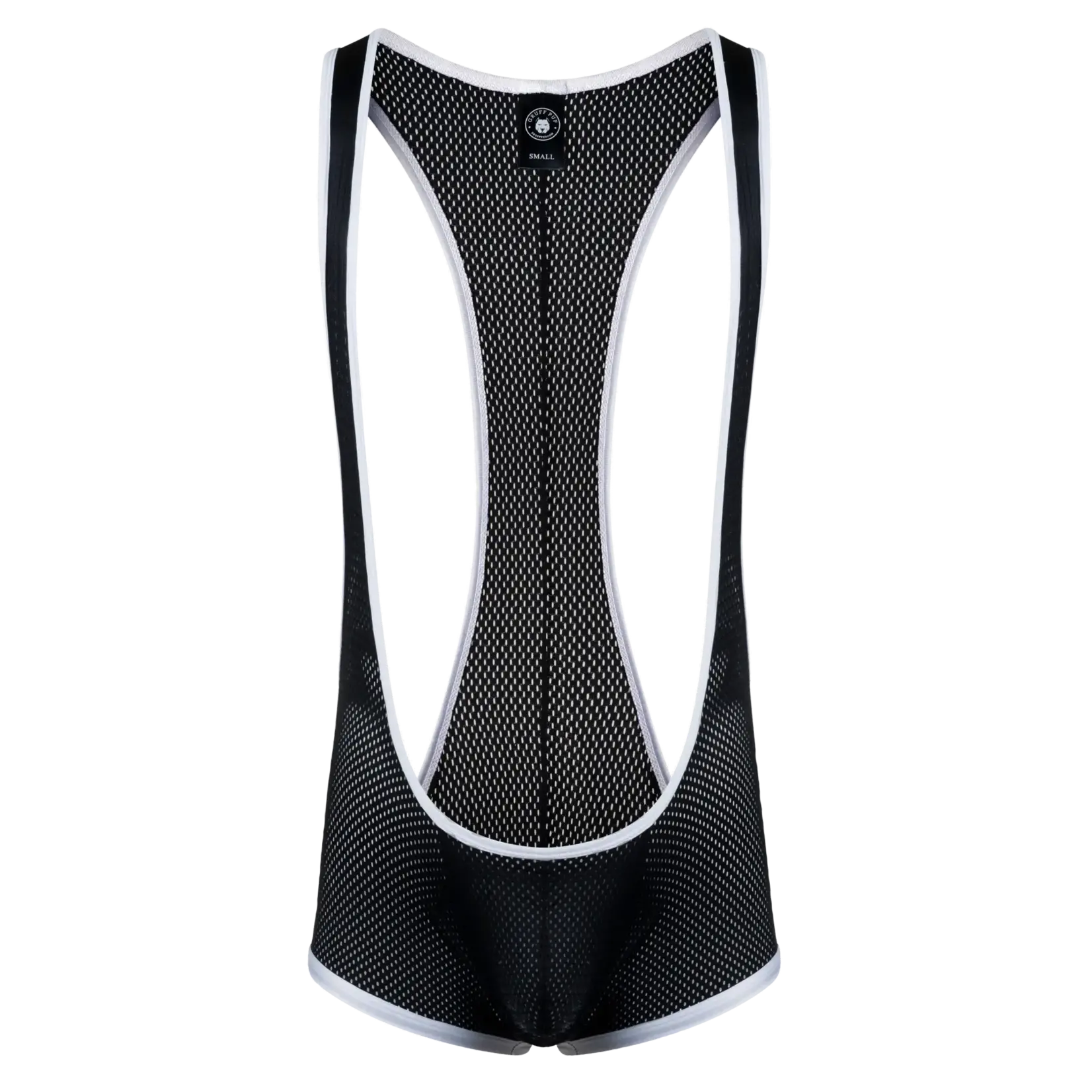 Gruff Pup Gruff Pup Mesh Pro Singlet- Black/White
