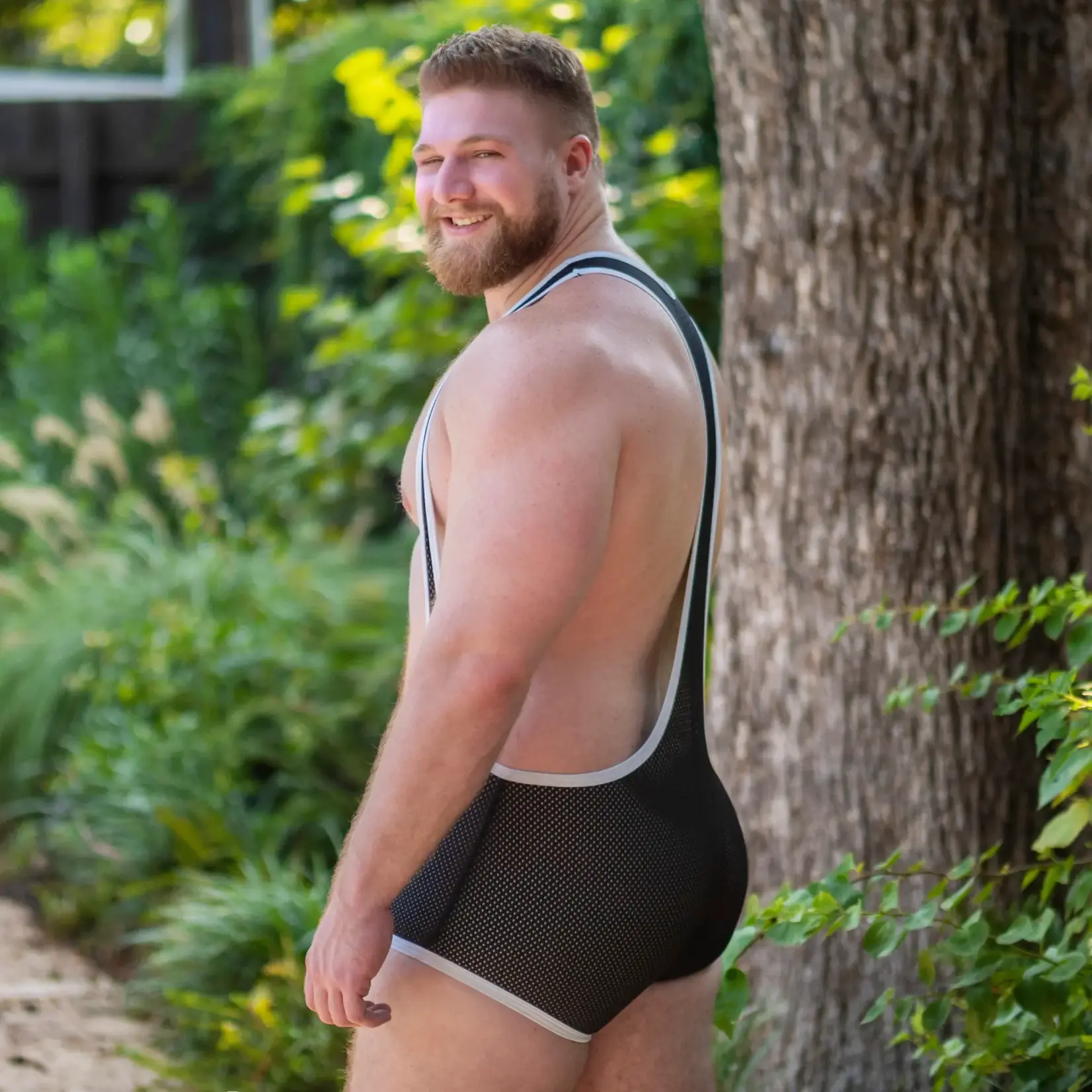 Gruff Pup Gruff Pup Mesh Pro Singlet- Black/White