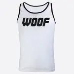 Gruff Pup Gruff Pup Air Tank :“Woof” - White