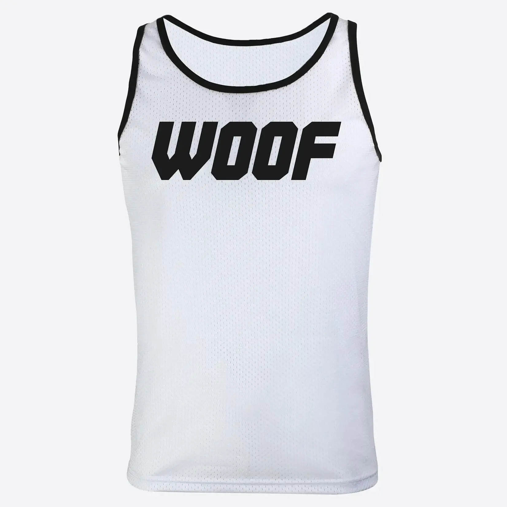 Gruff Pup Gruff Pup Air Tank :“Woof” - White