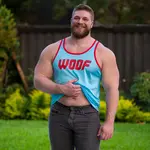 Gruff Pup Gruff Pup Air Tank :“Woof” - Blue