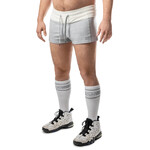 Nasty Pig Nasty Pig - Dual Trunk Short - Heather Grey/Cream