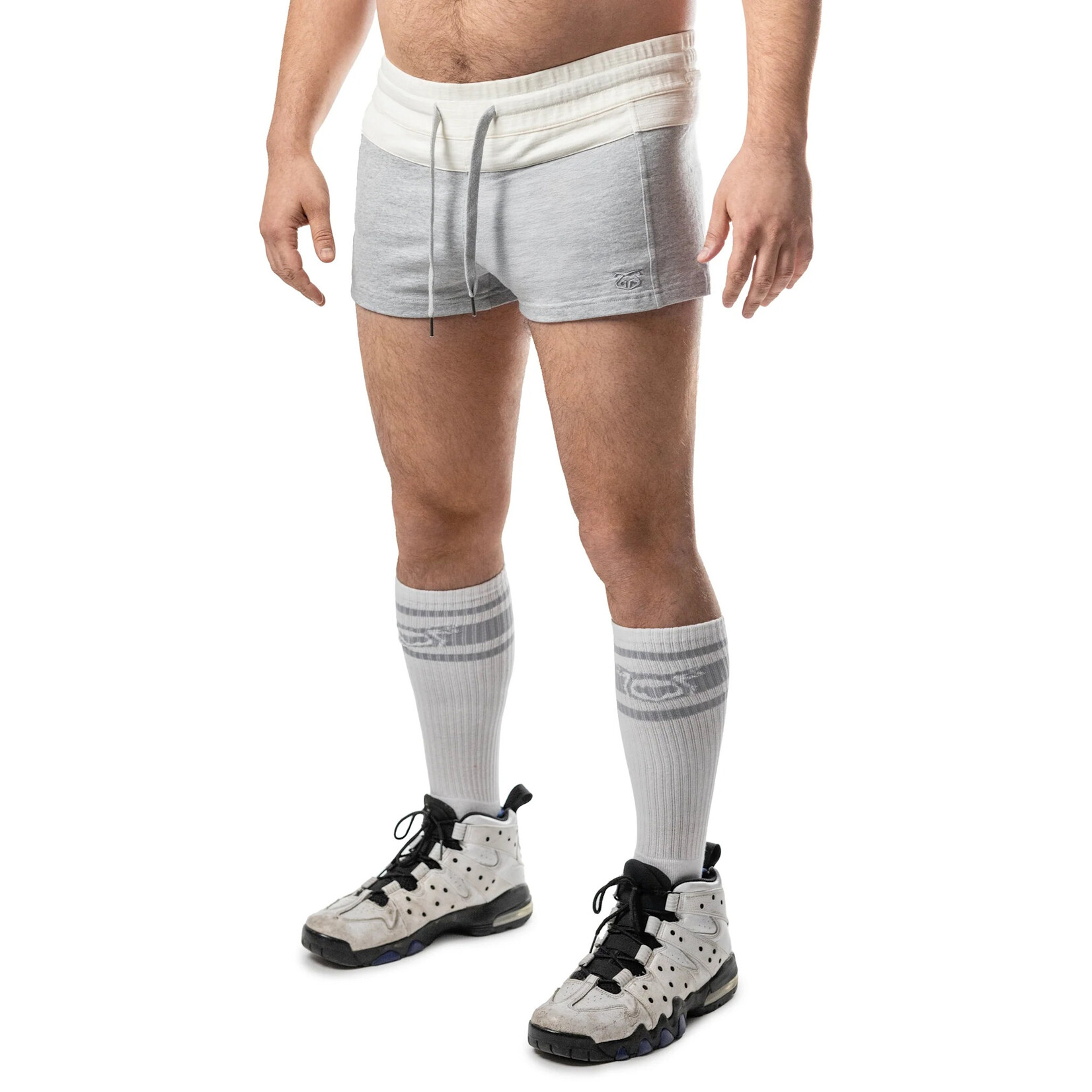 Nasty Pig Nasty Pig - Dual Trunk Short - Heather Grey/Cream