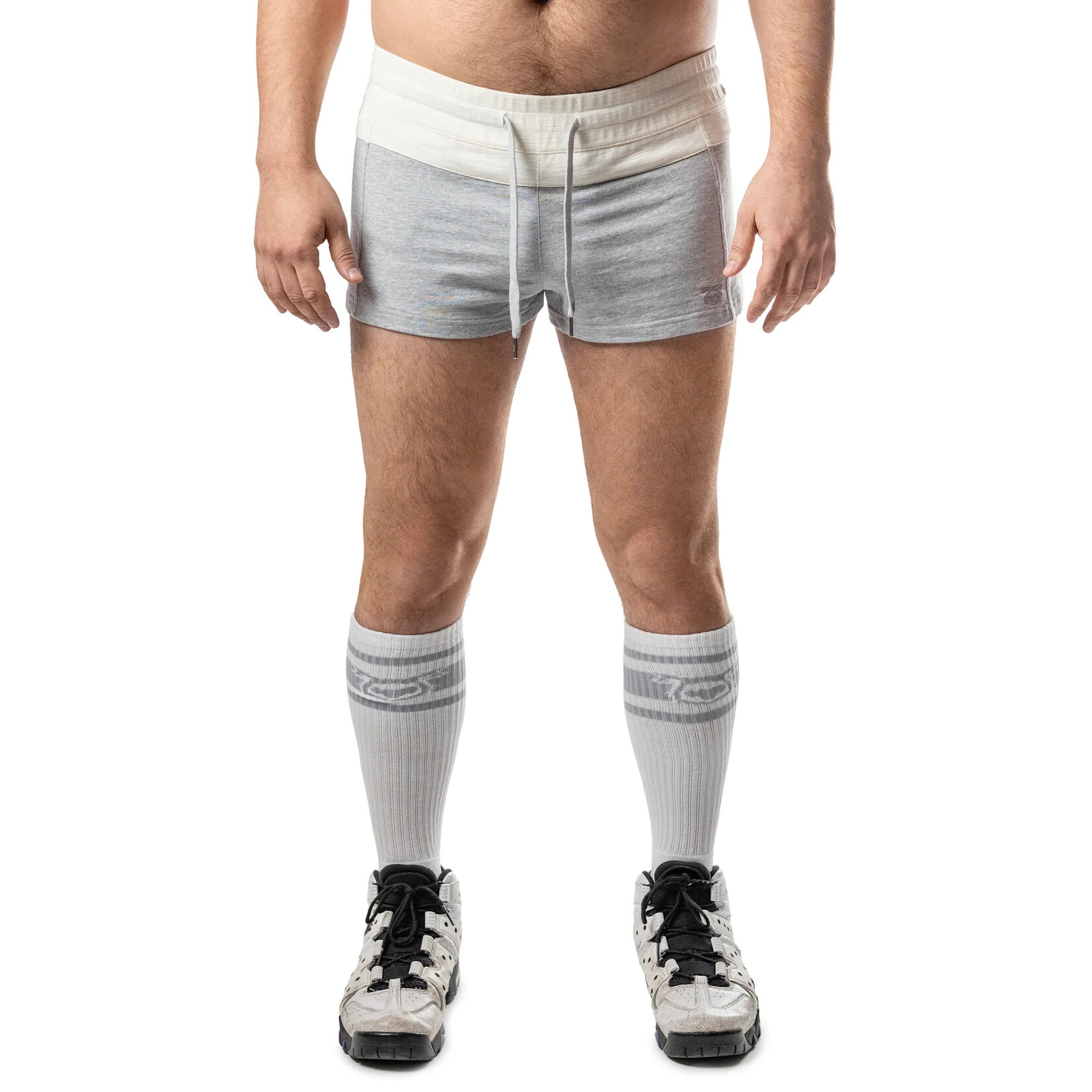 Nasty Pig Nasty Pig - Dual Trunk Short - Heather Grey/Cream