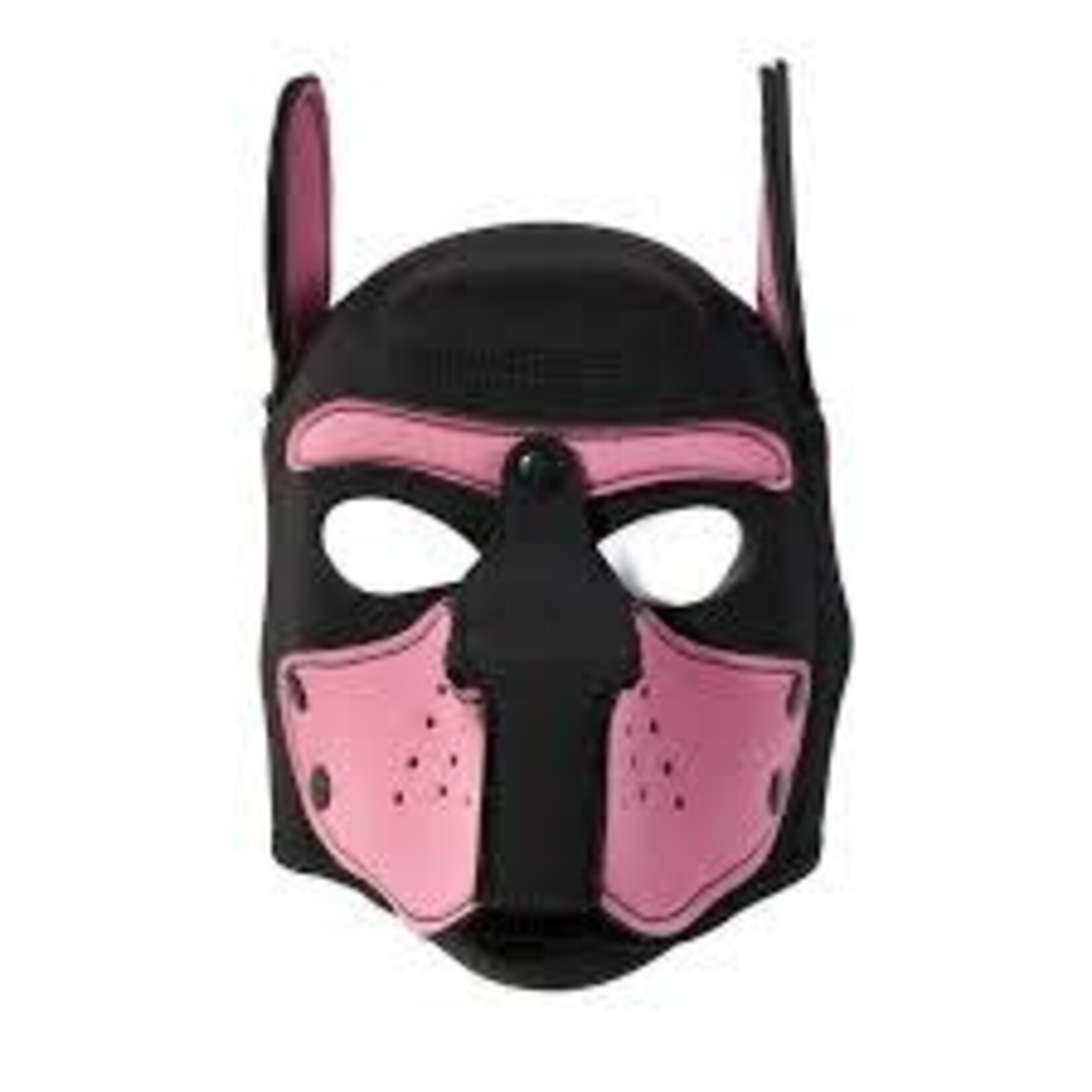Kookie Neoprene Pup Mask Black Hood with  Colored Snout or Colored Hood with Black Snout