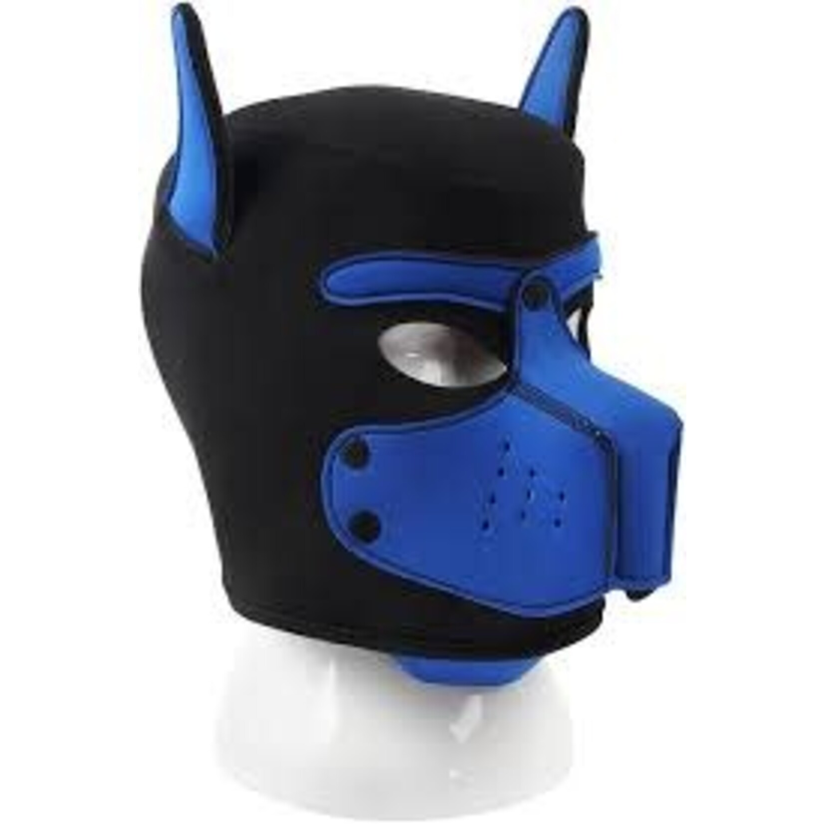 Kookie Neoprene Pup Mask Black Hood with  Colored Snout or Colored Hood with Black Snout