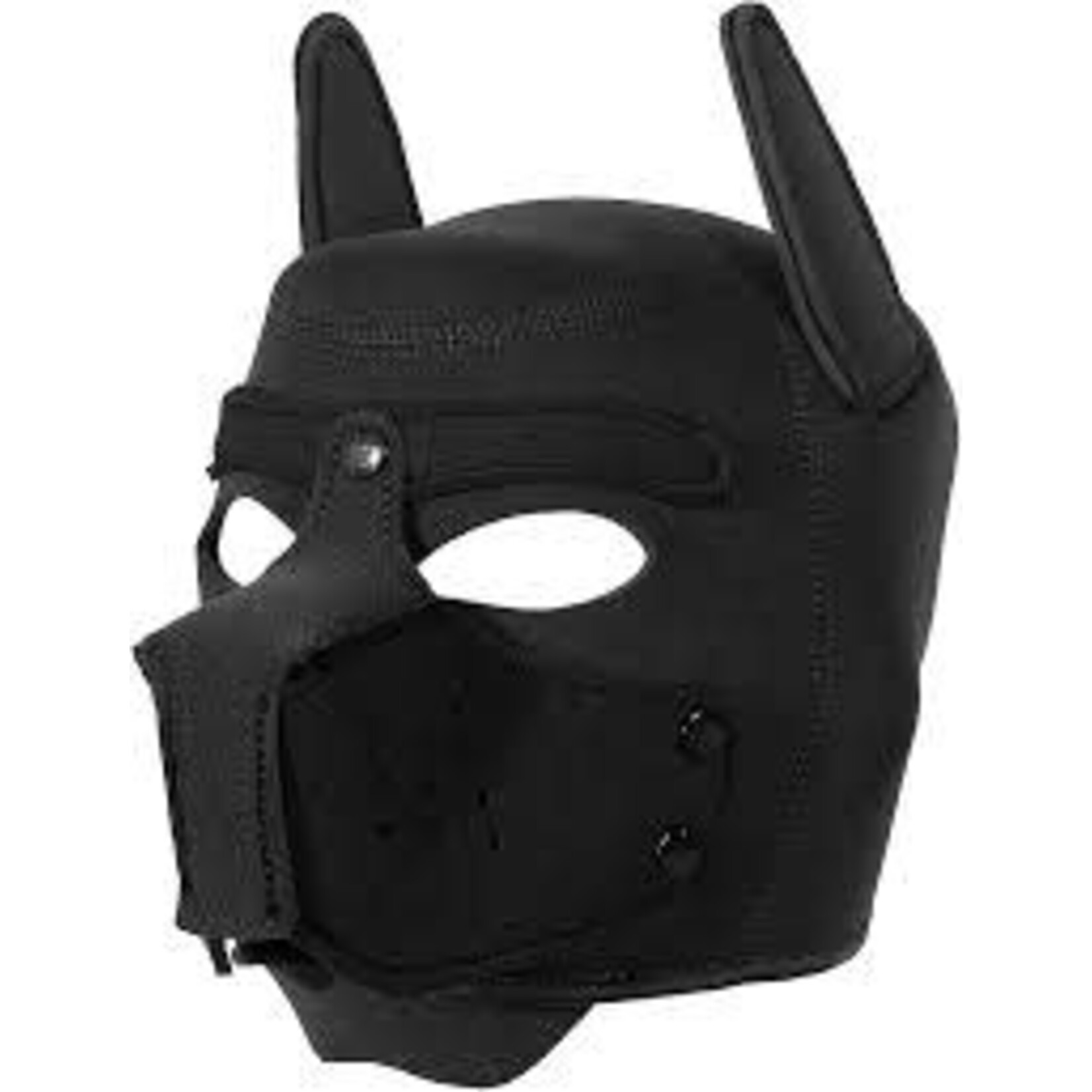 Kookie Neoprene Pup Mask Black Hood with  Colored Snout or Colored Hood with Black Snout