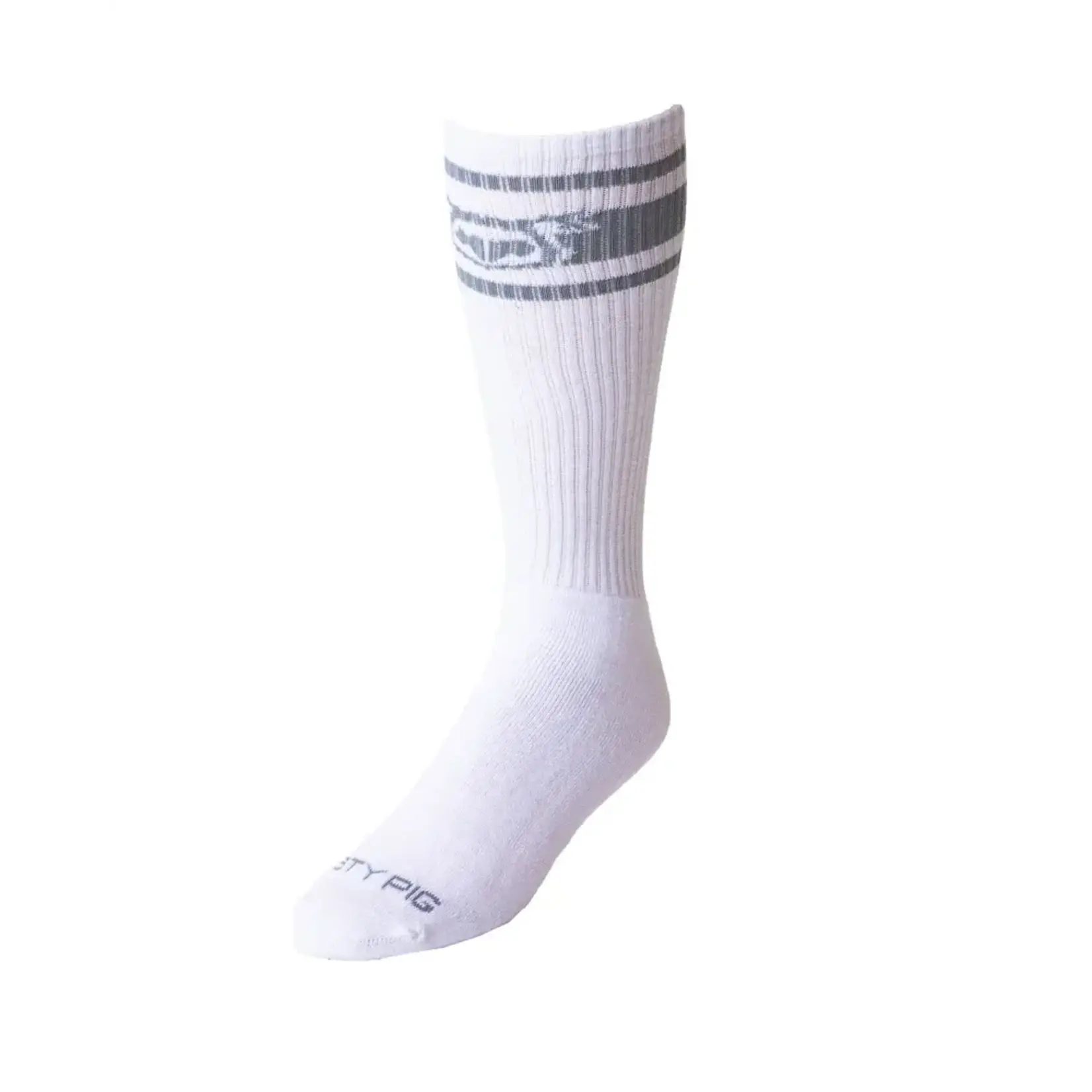 Nasty Pig Nasty Pig Hook’d Up Sport Sock- White/Grey OSFA