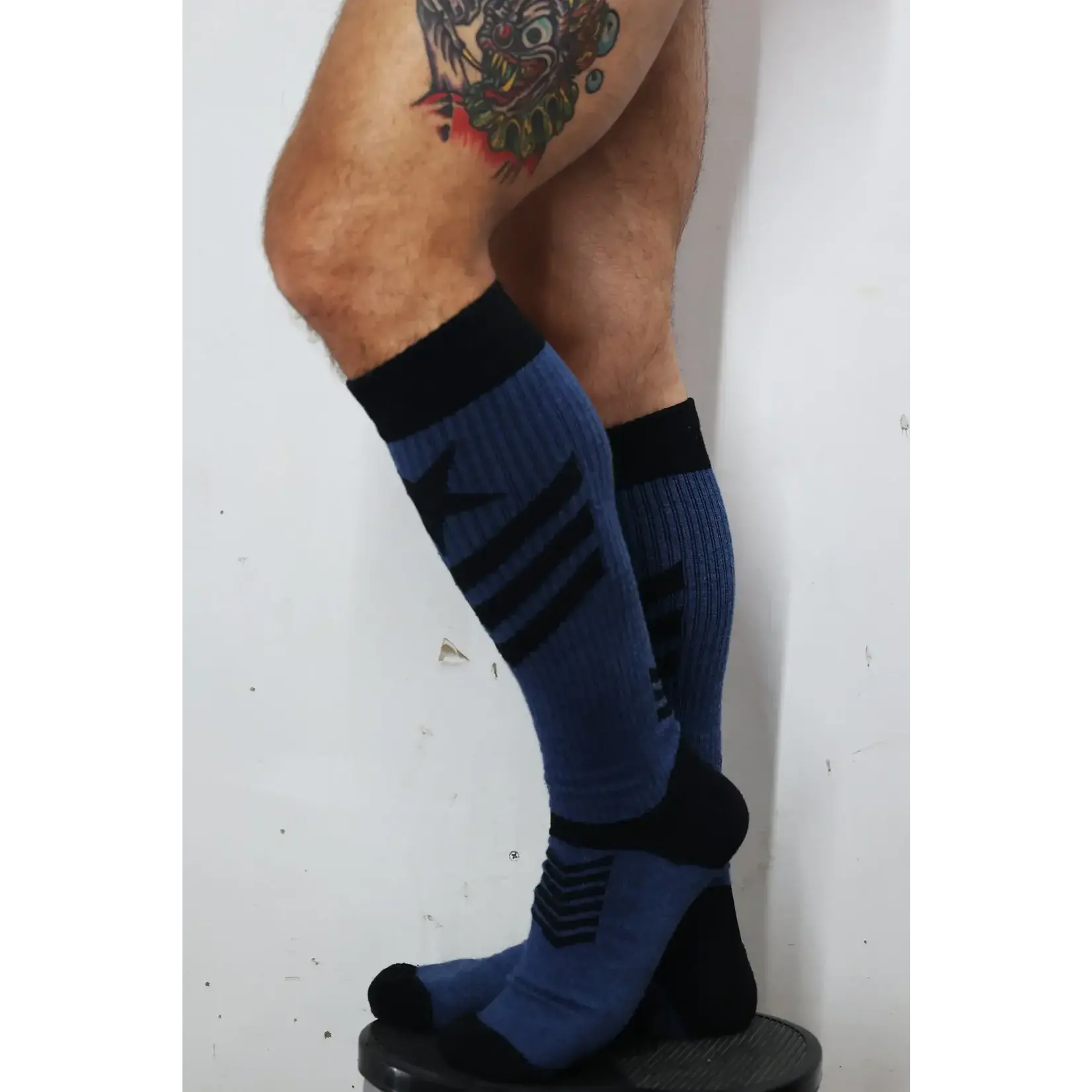 BreedWell Breedwell - Cockpit Socks - Navy- OSFA
