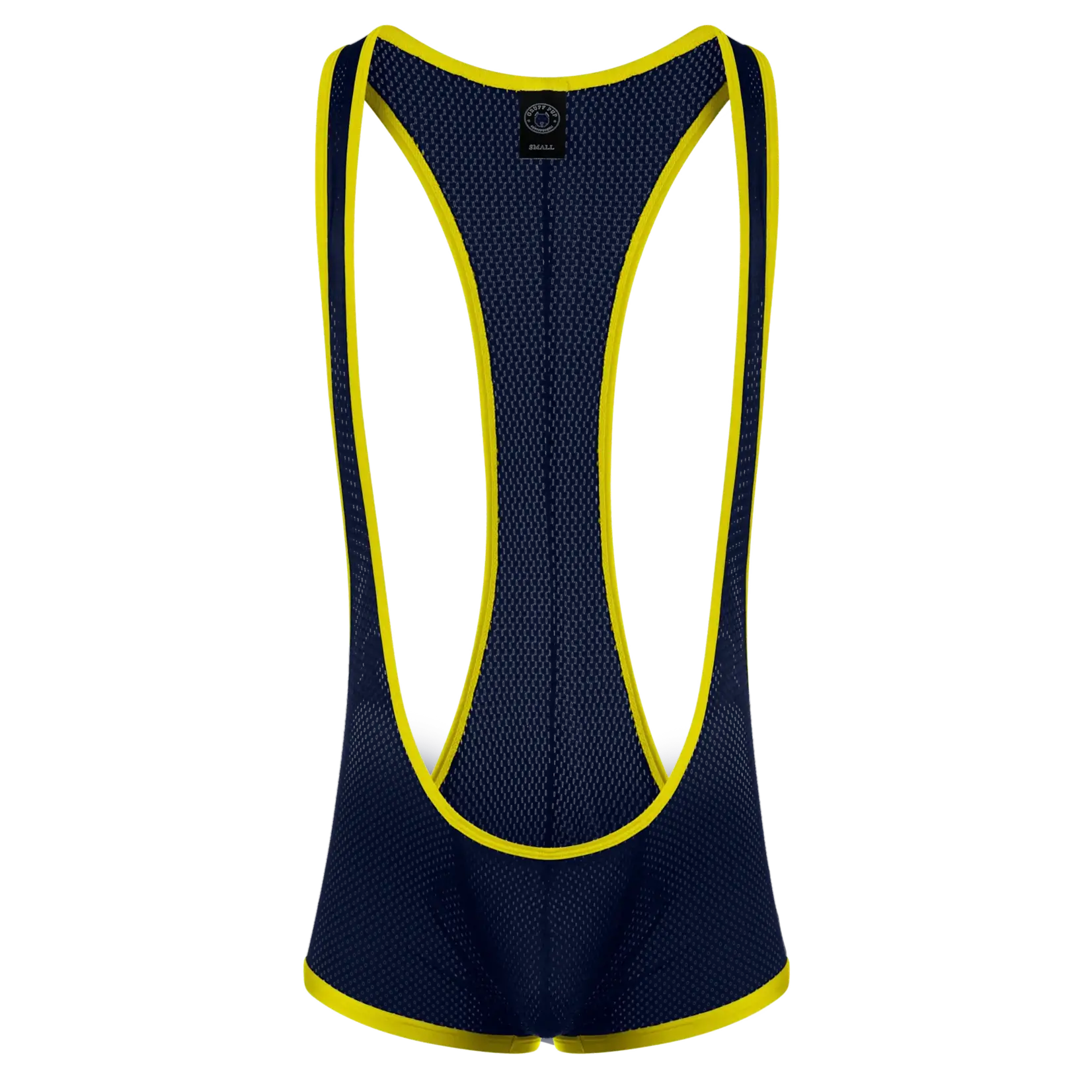 Gruff Pup Gruff Pup Mesh Pro Singlet-Navy/Yellow