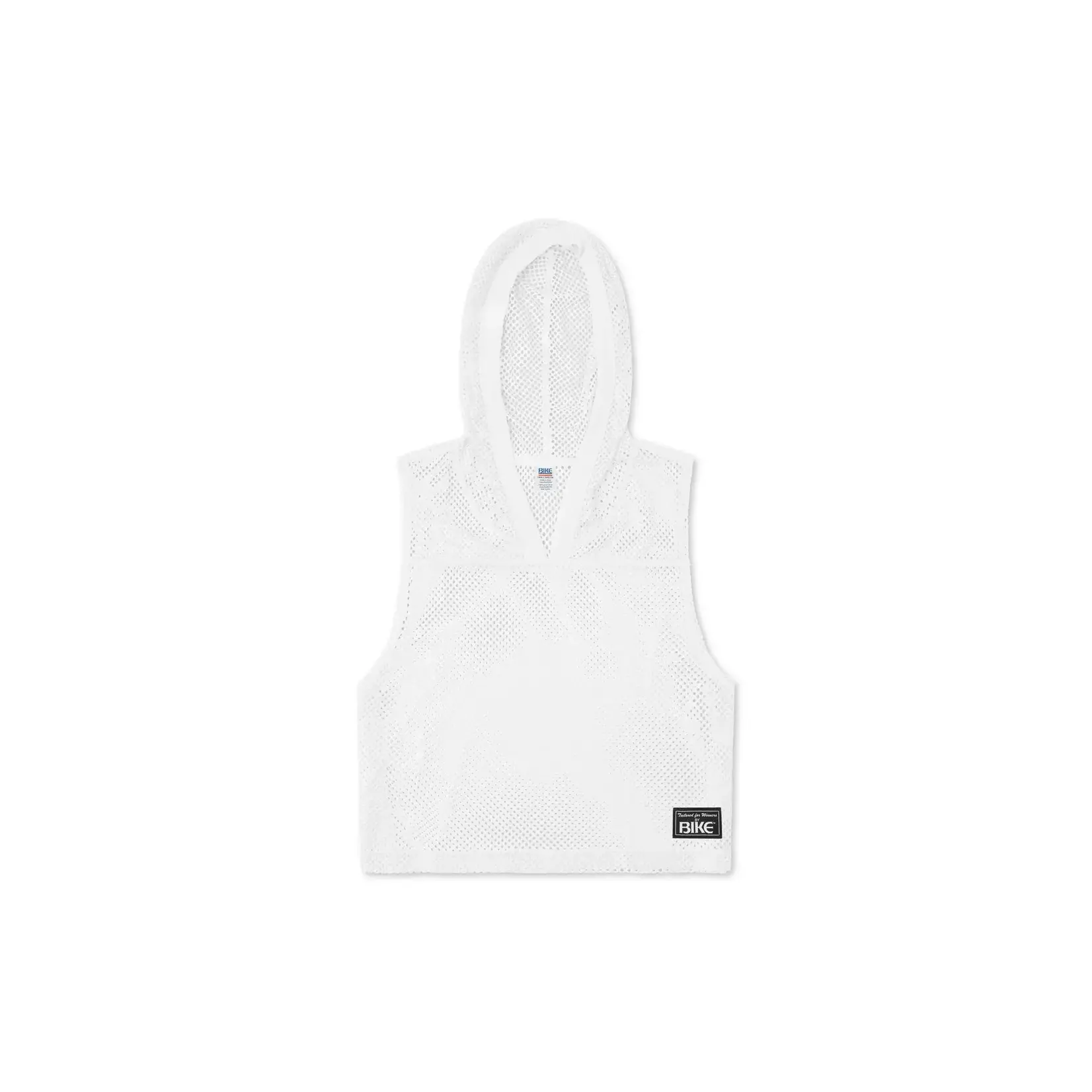 Bike Athletic BIKE Athletic- Hooded Sleeveless Practice Jersey- White