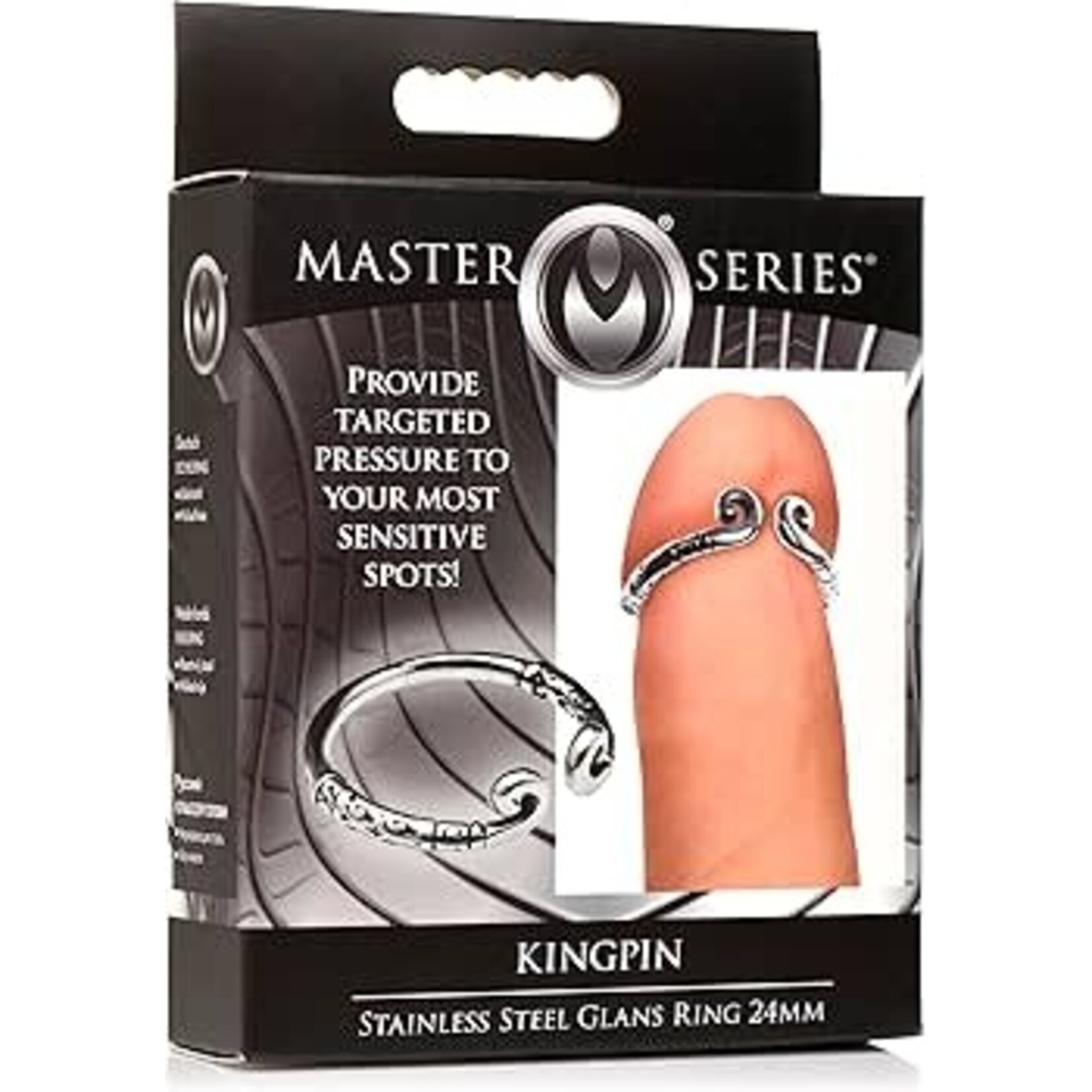 Master Series Master Series - Stainless Steel Glans Ring - 24mm