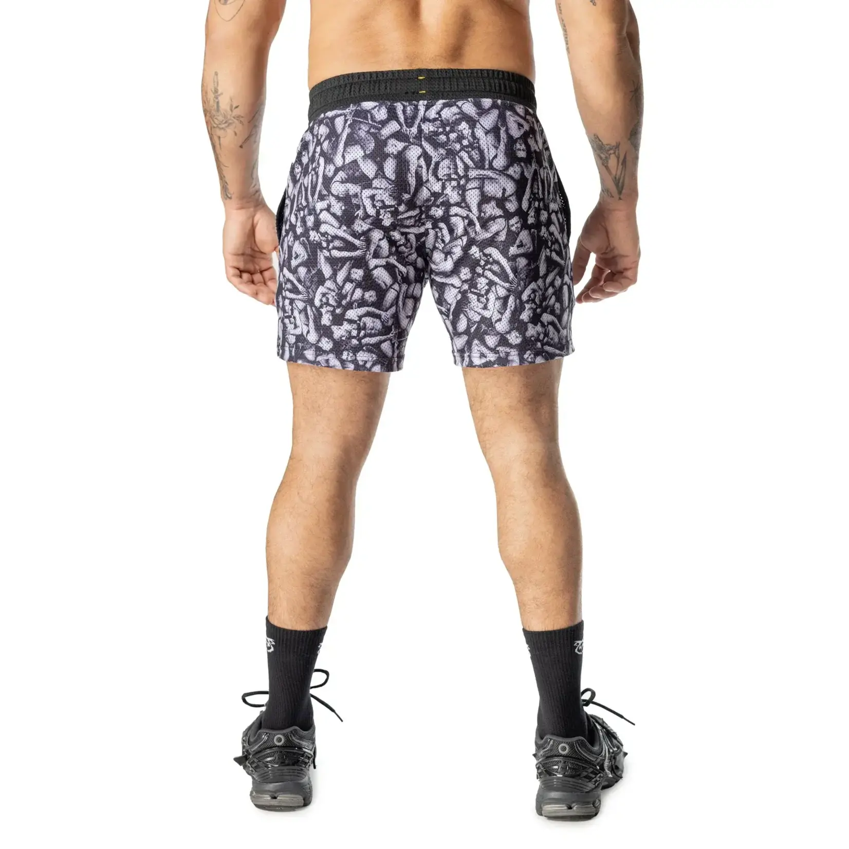 Nasty Pig Nasty Pig - Revers 2.0 Rugby Short - Black/White