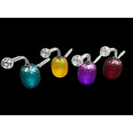 3.25” Colored Pineapple Glass Oil Rig (Assorted Colors)