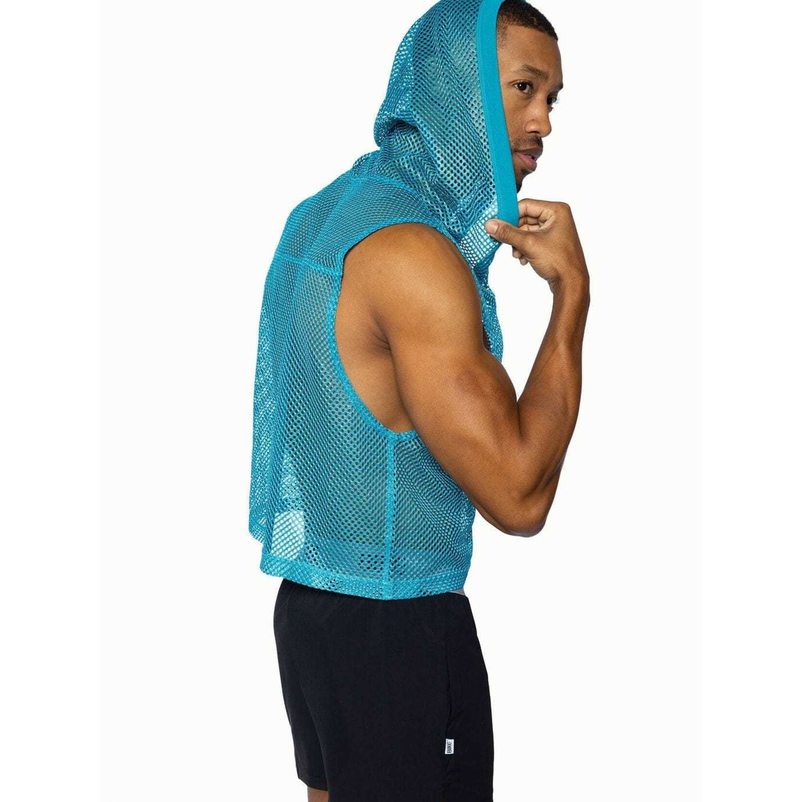 Bike Athletic Bike Hooded Sleeveless Practice Jersey Teal