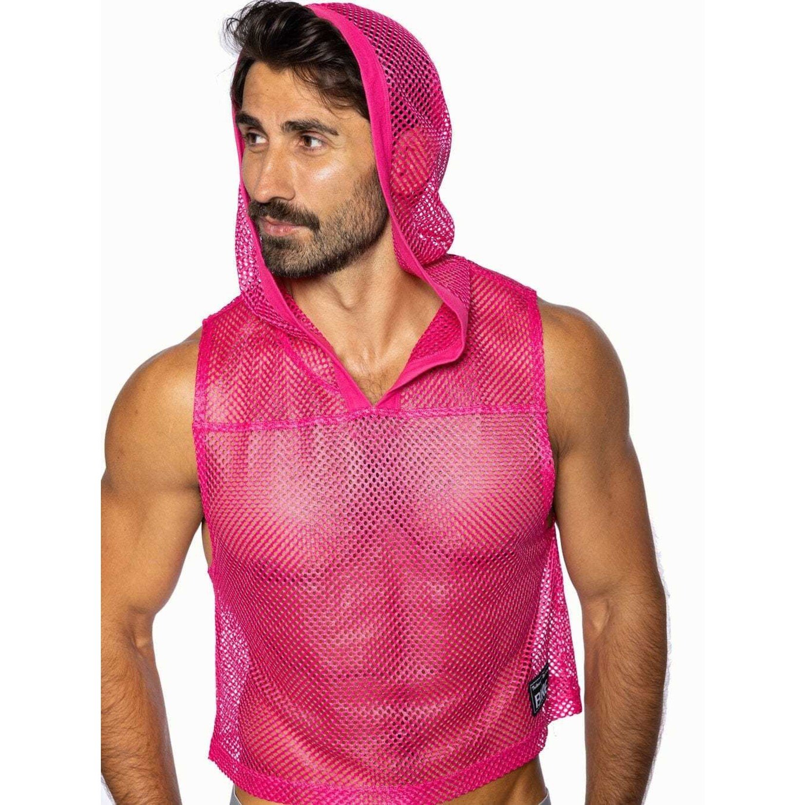 Bike Athletic Bike Sleeveless Hooded Practice Jersey Hot Pink