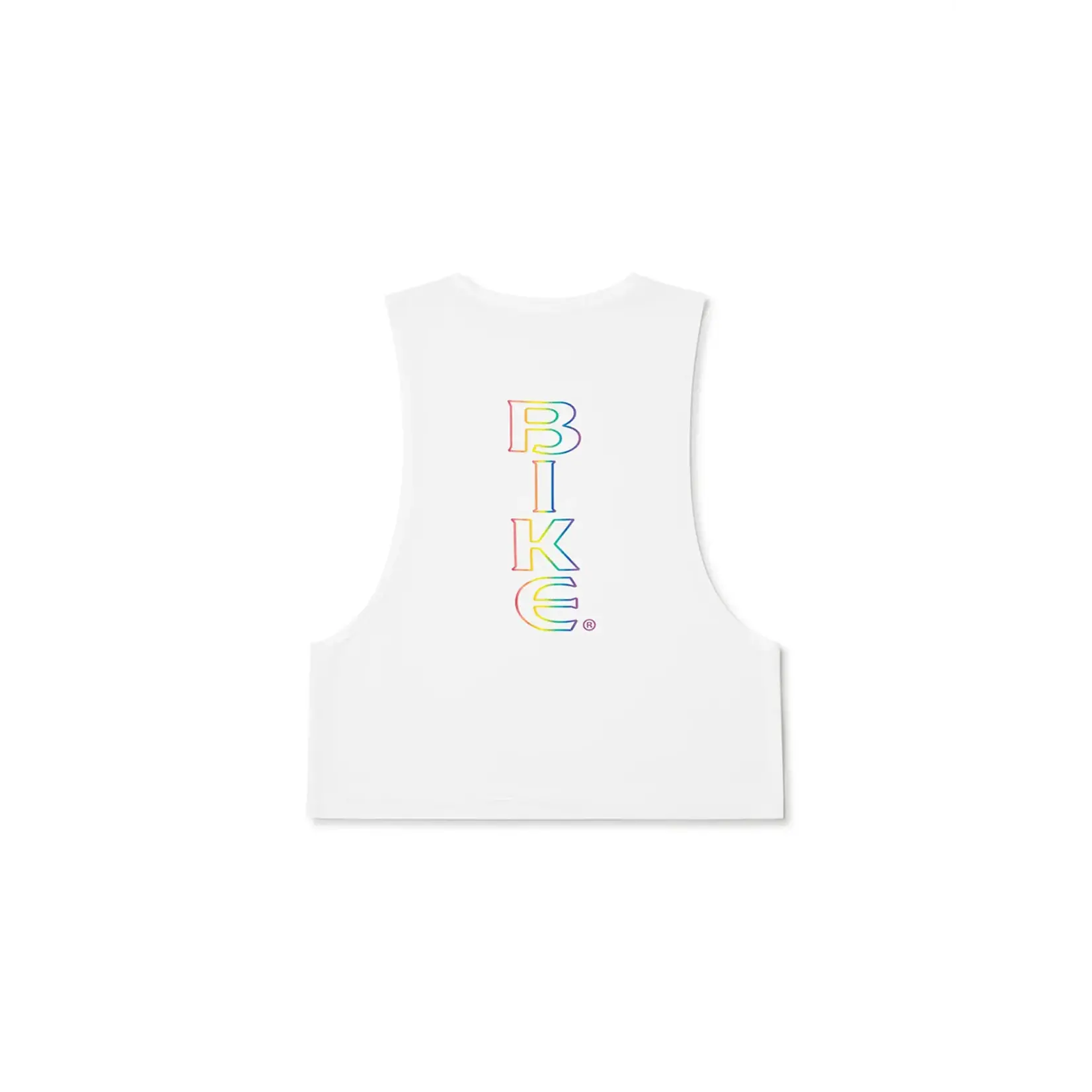 Bike Athletic Bike Crop Pride Tank White