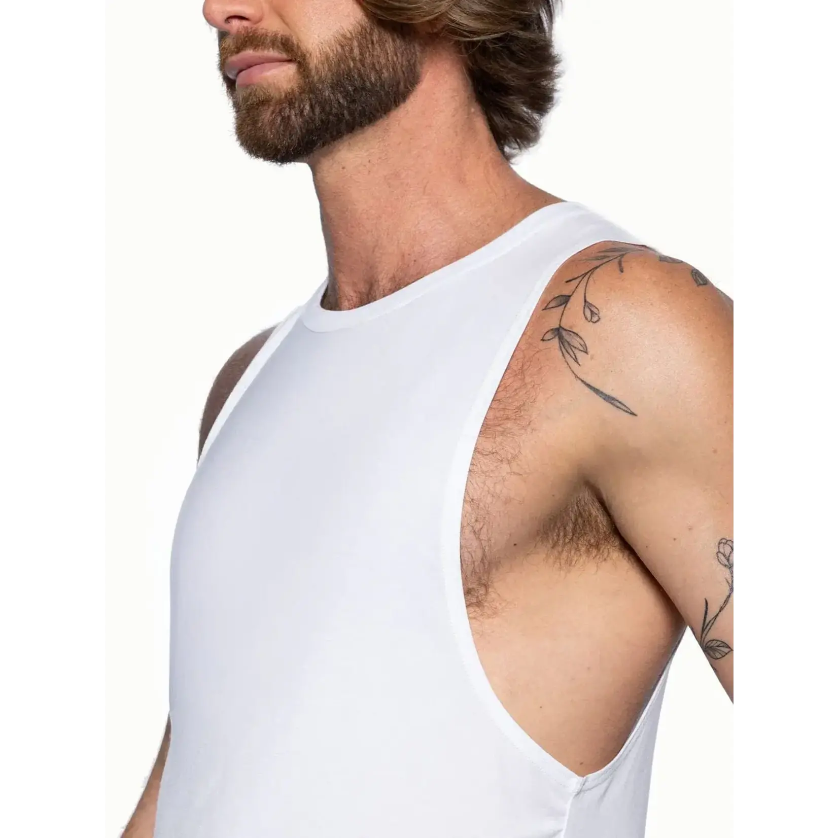 Bike Athletic Bike Crop Pride Tank White