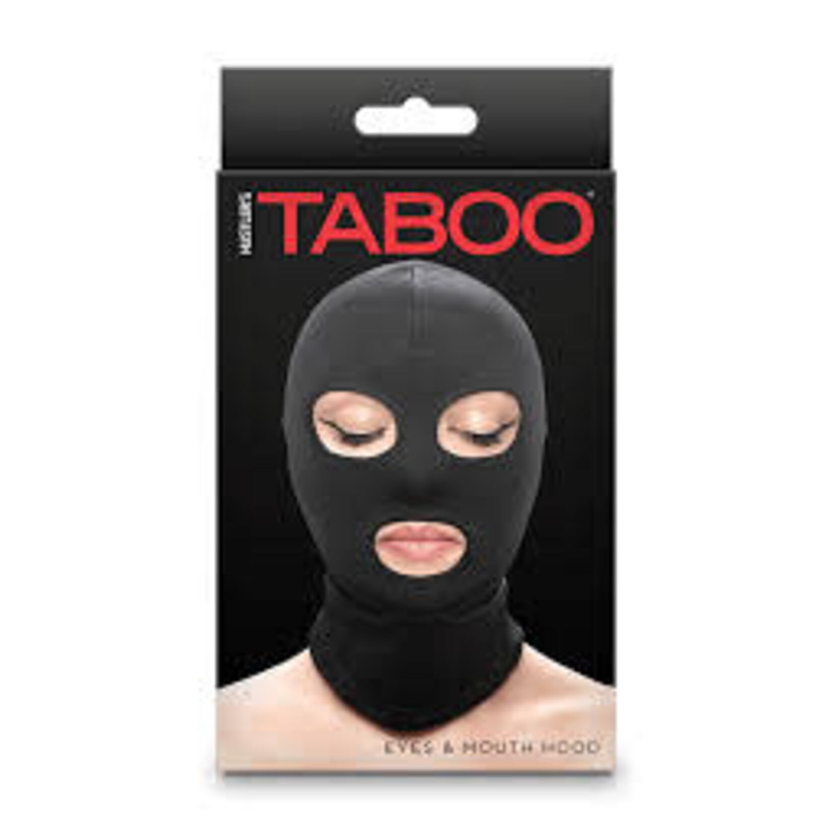 Hustler Taboo Hustlers Taboo Eye and Mouth Hood Black