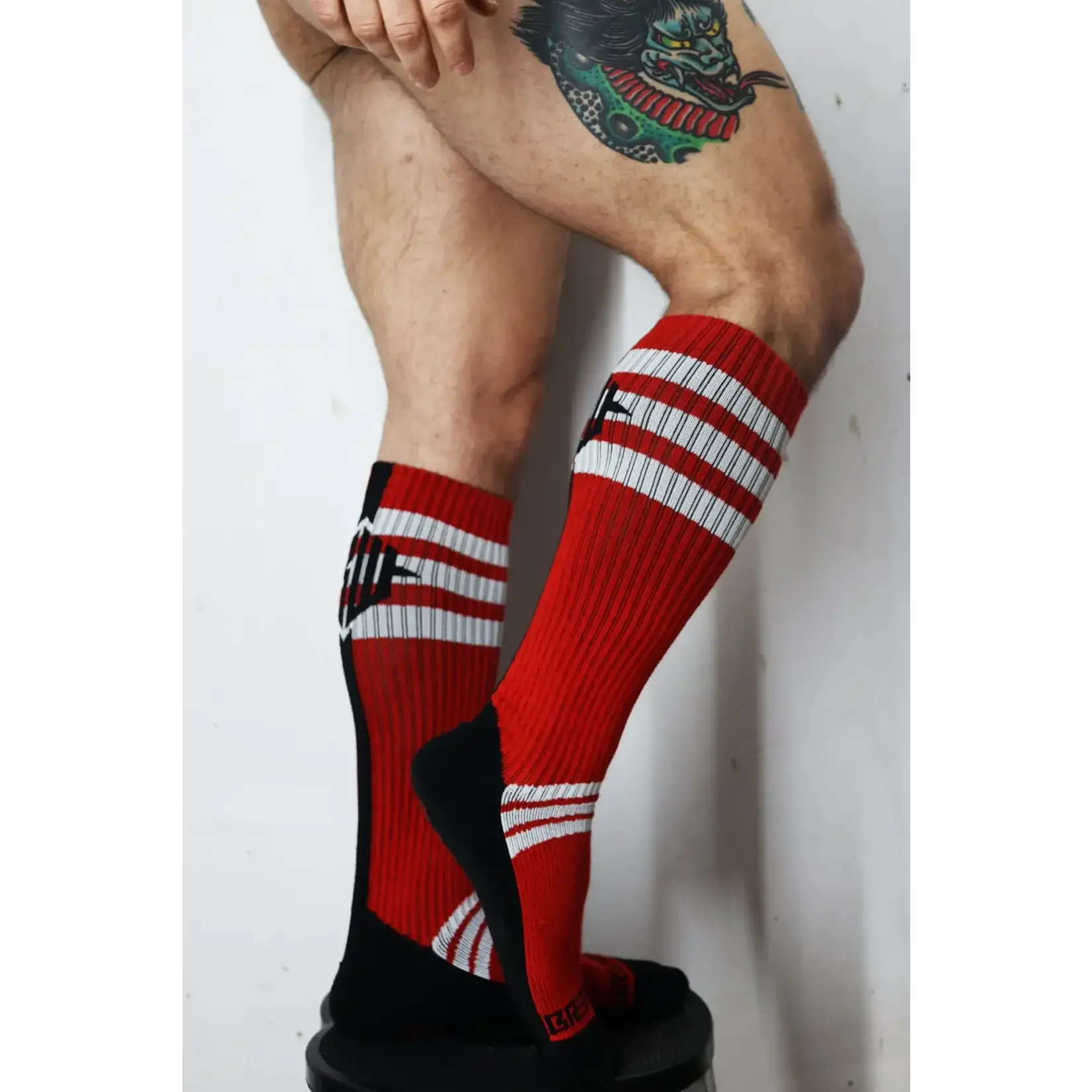 BreedWell Breedwell - Retro Remix Socks - Red