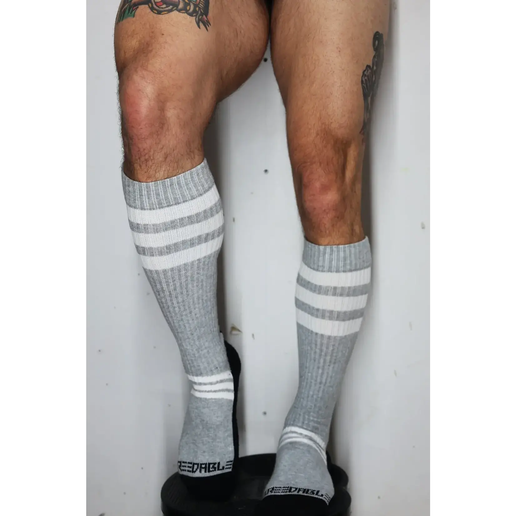 BreedWell Breedwell - Retro Remix Socks - Heather Grey