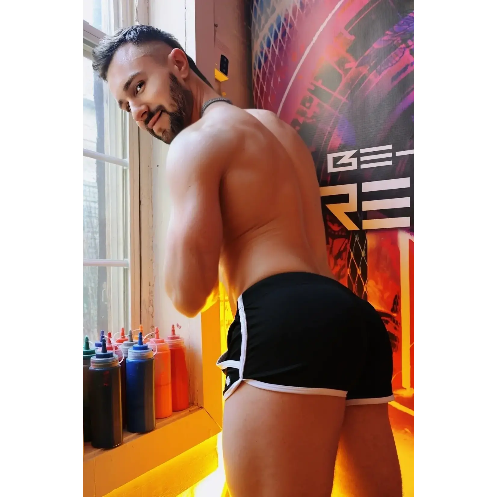 BreedWell Breedwell - Retro Remix Shorts - Black