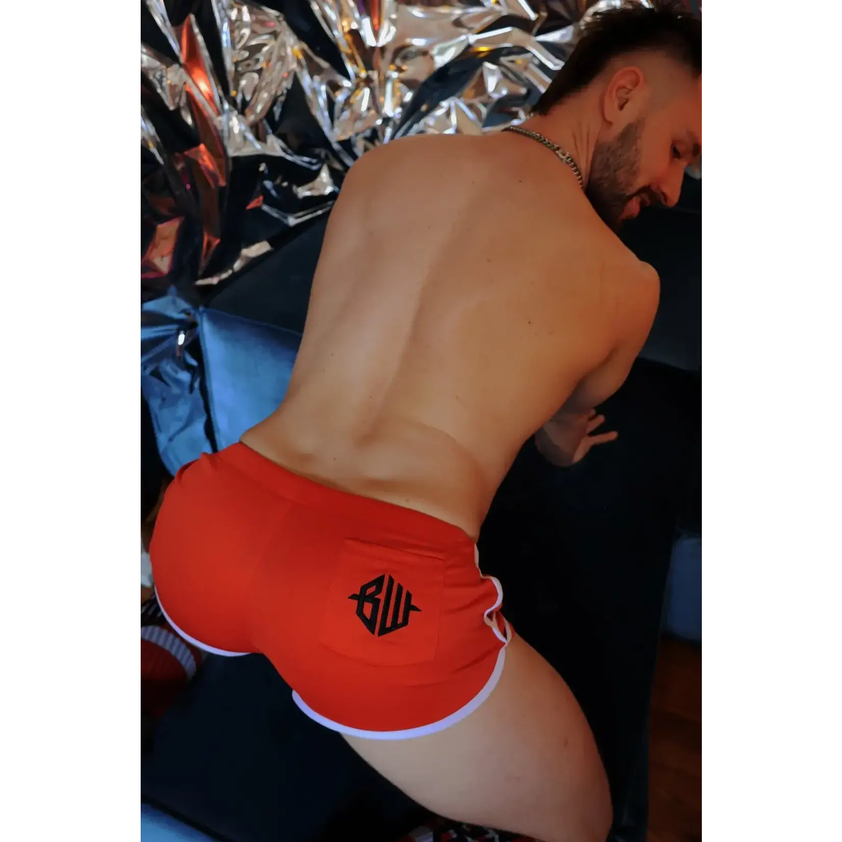 BreedWell Breedwell - Retro Remix Shorts - Red