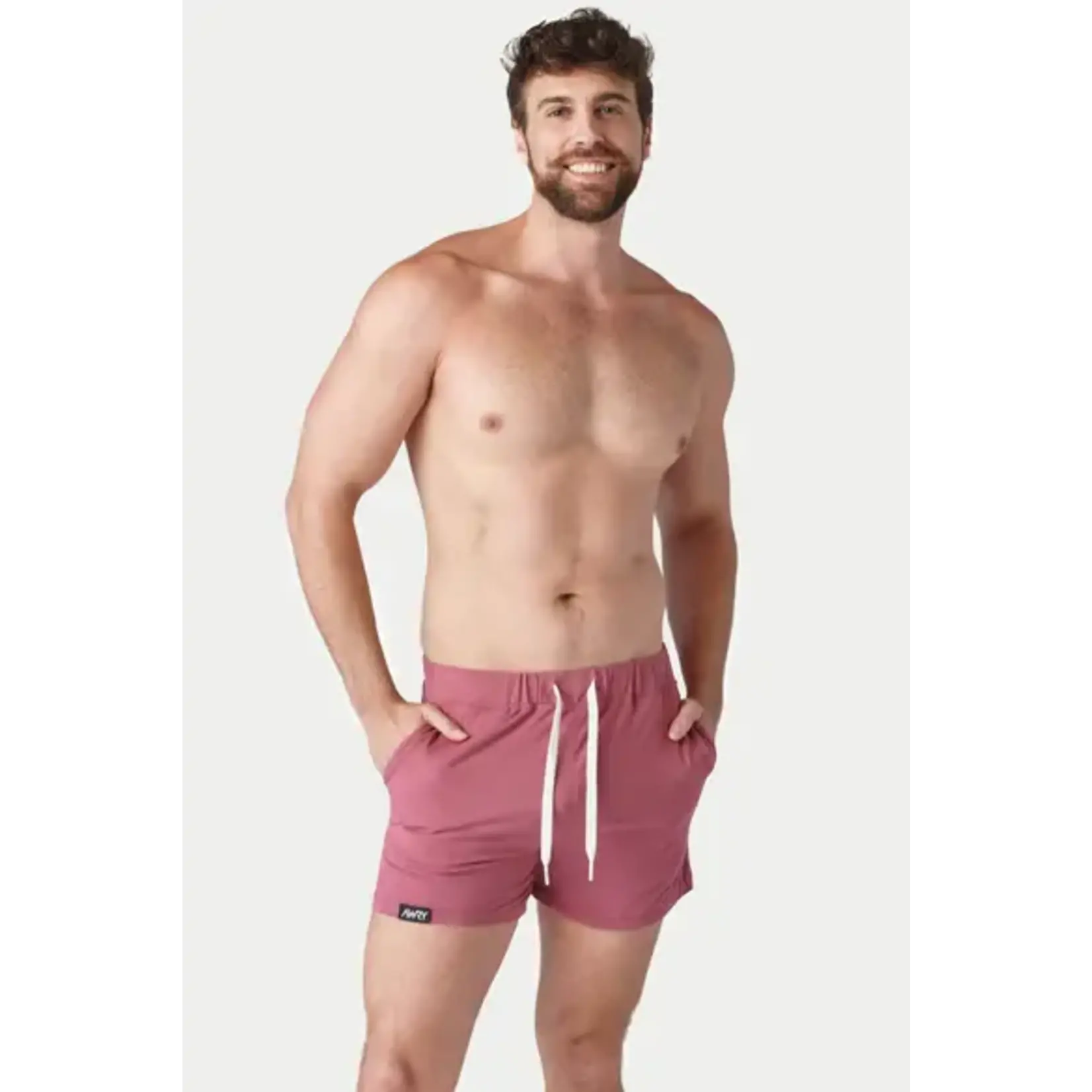 AWRY AWRY - Cloud Shorts - Blush Red