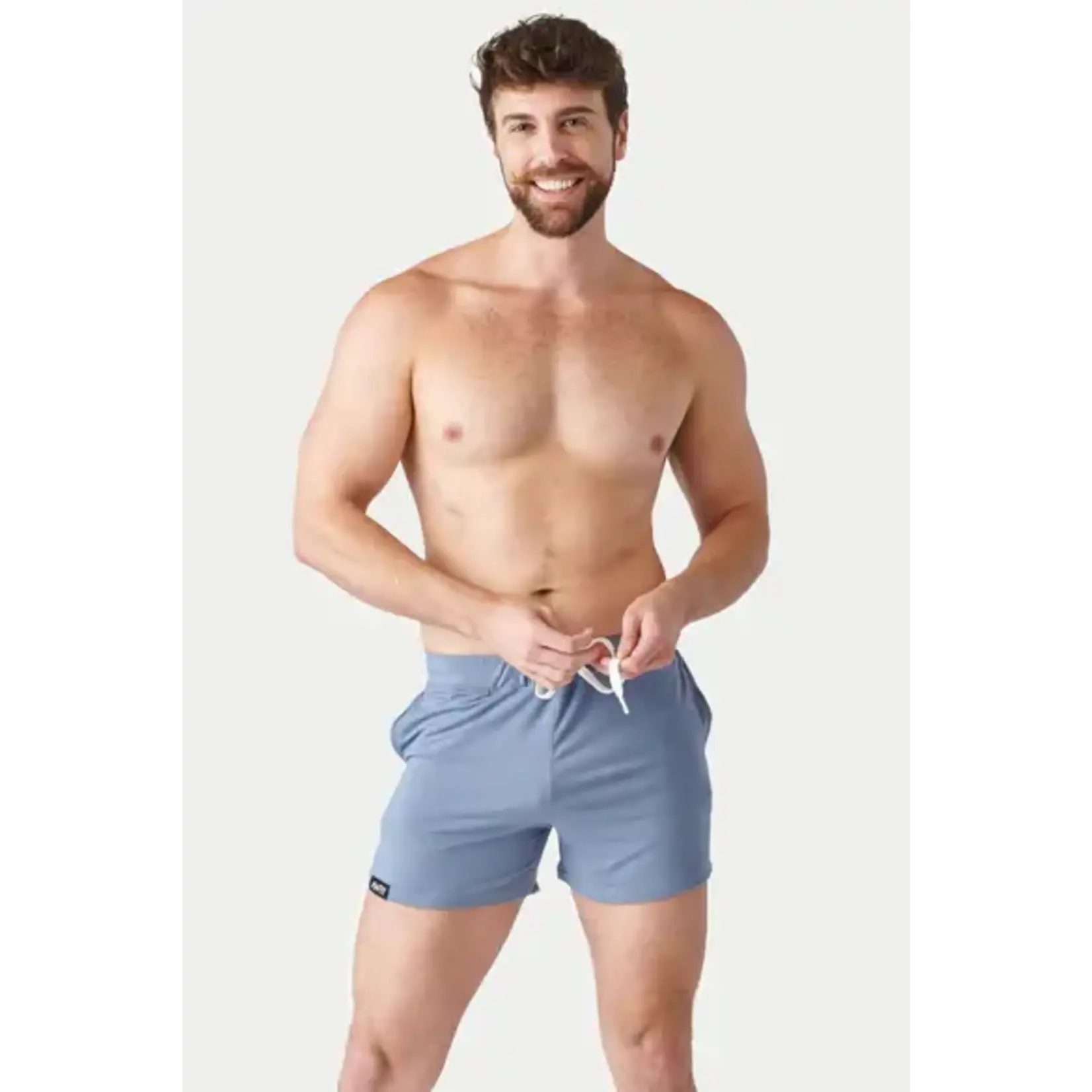 AWRY AWRY - Cloud Shorts - Steel Blue