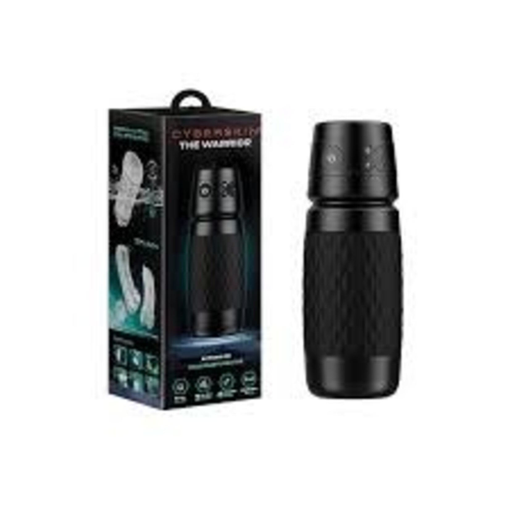 cyberskin Cyberskin The Warrior Male Masturbator Black