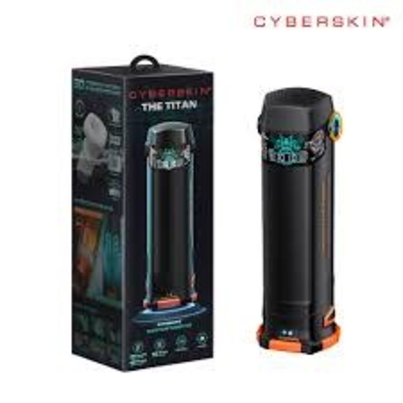 cyberskin Cyberskin The Titan Male Masturbator Black