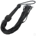 Kookie Kookie - Black Leather Loop Flogger