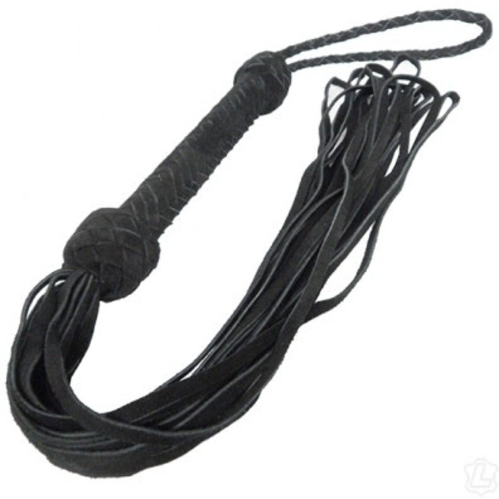 Kookie Kookie - Black Leather Loop Flogger