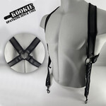 Kookie Kookie - Black Neoprene Suspender Harness - OSFA
