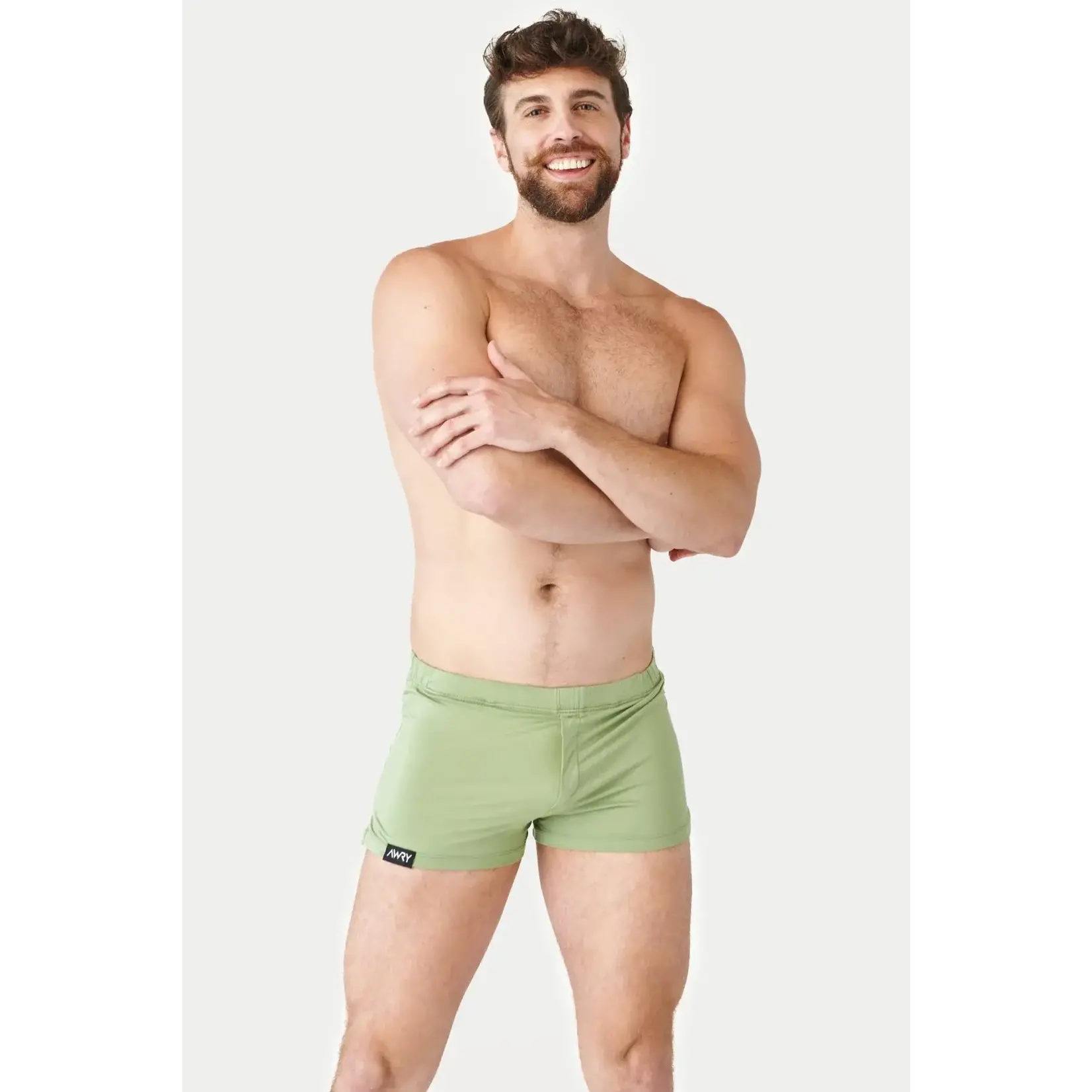 AWRY AWRY - Fusion Jock Boxers - Cool Green
