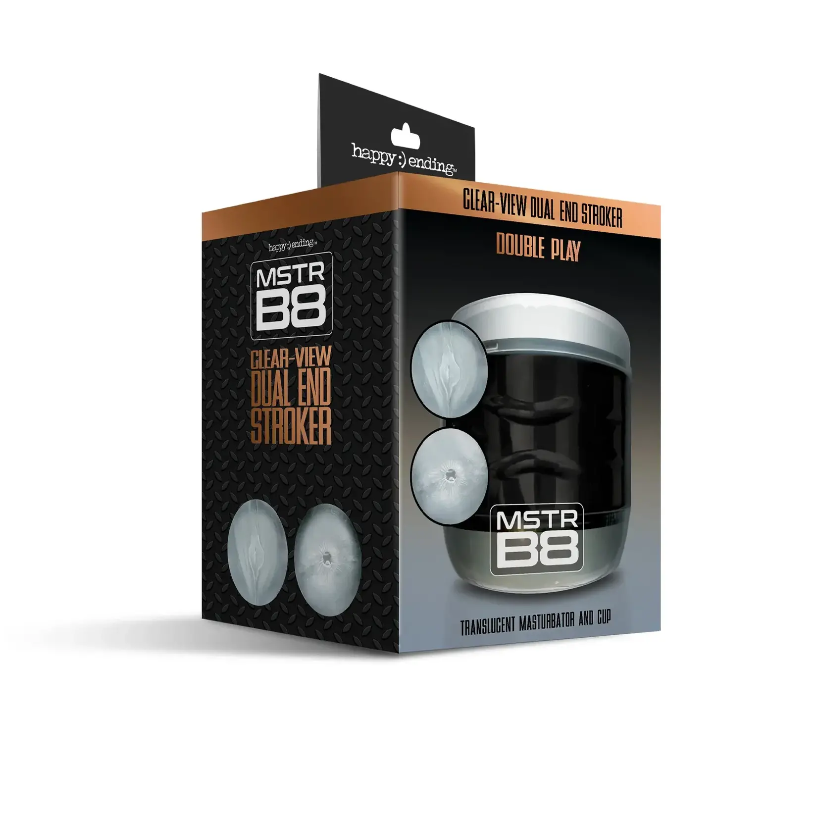 MASTRB8 MSTRB8 Clear Dual End Stroker Double Play