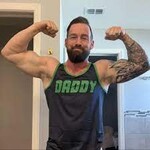 Gruff Pup Gruff Pup Air Tank :“Daddy” - Navy