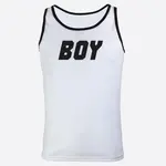 Gruff Pup Gruff Pup Air Tank :“Boy”- White